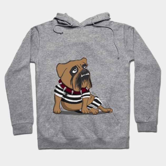 Bulldog Needs Diet Hoodie by OohMyCheese